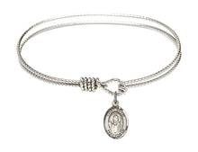 Load image into Gallery viewer, St. David of Wales Custom Bangle - Silver
