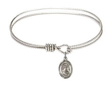 Load image into Gallery viewer, St. John the Apostle Custom Bangle - Silver
