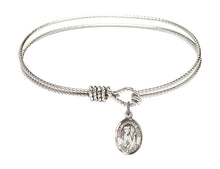 Load image into Gallery viewer, St. Thomas More Custom Bangle - Silver
