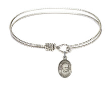 Load image into Gallery viewer, St. Vincent de Paul Custom Bangle - Silver
