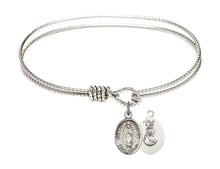 Load image into Gallery viewer, Our Lady of Guadalupe Custom Bangle - Silver
