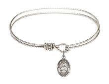 Load image into Gallery viewer, St. John Vianney Custom Bangle - Silver

