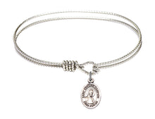 Load image into Gallery viewer, St. Edmund Campion Custom Bangle - Silver
