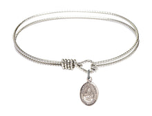 Load image into Gallery viewer, Our Lady of Grapes Custom Bangle - Silver
