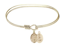 Load image into Gallery viewer, Our Lady of Guadalupe Custom Bangle - Gold Filled
