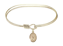 Load image into Gallery viewer, Our Lady of All Nations Custom Bangle - Gold Filled
