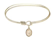 Load image into Gallery viewer, St. Teresa of Calcutta Custom Bangle - Gold Filled
