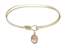 Load image into Gallery viewer, Our Lady of Grapes Custom Bangle - Gold Filled
