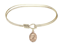 Load image into Gallery viewer, St. Damien of Molokai Custom Bangle - Gold Filled
