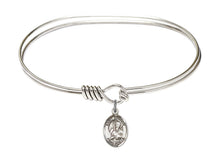 Load image into Gallery viewer, St. Andrew the Apostle Custom Bangle - Silver
