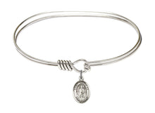 Load image into Gallery viewer, St. Nicholas Custom Bangle - Silver
