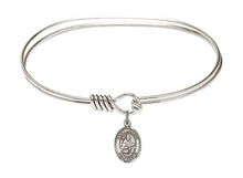 Load image into Gallery viewer, St. William of Rochester Custom Bangle - Silver
