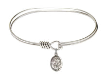 Load image into Gallery viewer, The Lord Is My Shepherd Custom Bangle - Silver
