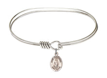 Load image into Gallery viewer, St. Nathanael Custom Bangle - Silver
