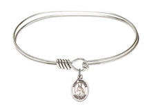 Load image into Gallery viewer, St. Winifred of Wales Custom Bangle - Silver
