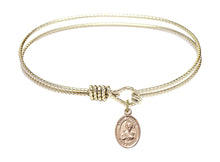 Load image into Gallery viewer, St. Andrew the Apostle Custom Bangle - Gold Filled
