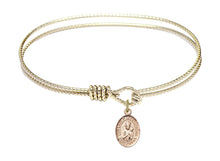 Load image into Gallery viewer, Our Lady of Czestochowa Custom Bangle - Gold Filled

