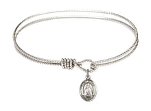 Load image into Gallery viewer, St. Blaise Custom Bangle - Silver
