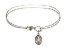 Load image into Gallery viewer, St. Barnabas Custom Bangle - Silver
