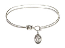 Load image into Gallery viewer, Our Lady of Mercy Custom Bangle - Silver
