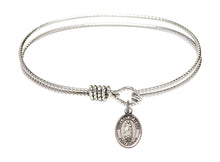 Load image into Gallery viewer, Our Lady of Tears Custom Bangle - Silver
