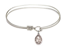 Load image into Gallery viewer, St. Mary Magdalene of Canossa Custom Bangle - Silver
