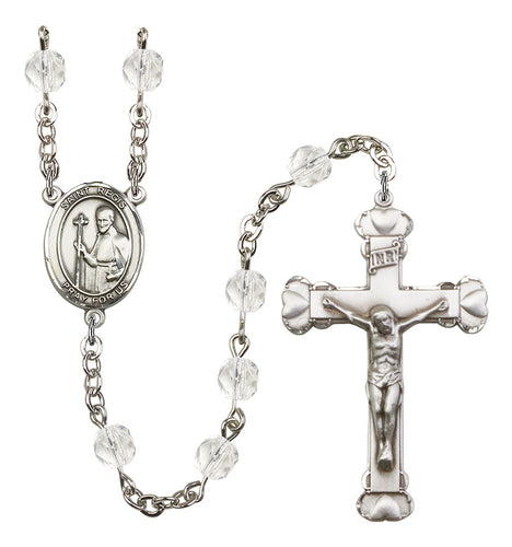 St. Regis Custom Birthstone Rosary - Silver