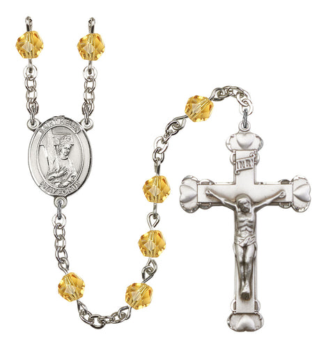 St. Helen Custom Birthstone Rosary - Silver